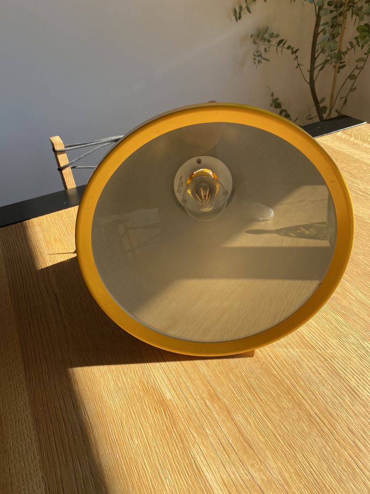 Lampa sufitowa loft żółta