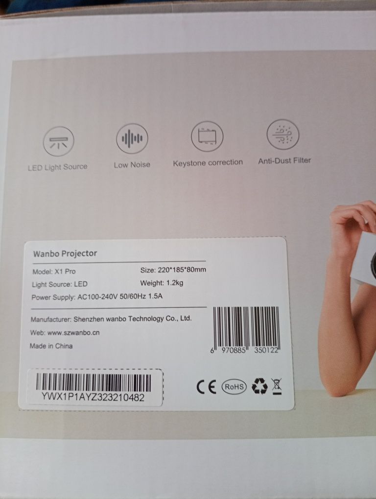 Wanboo x1 pro android проектор
