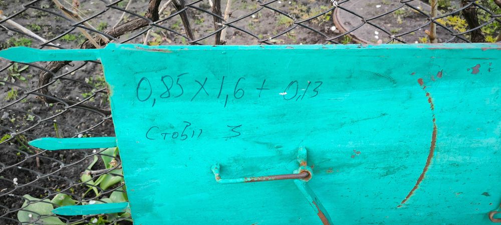 Калітка хвіртка металева