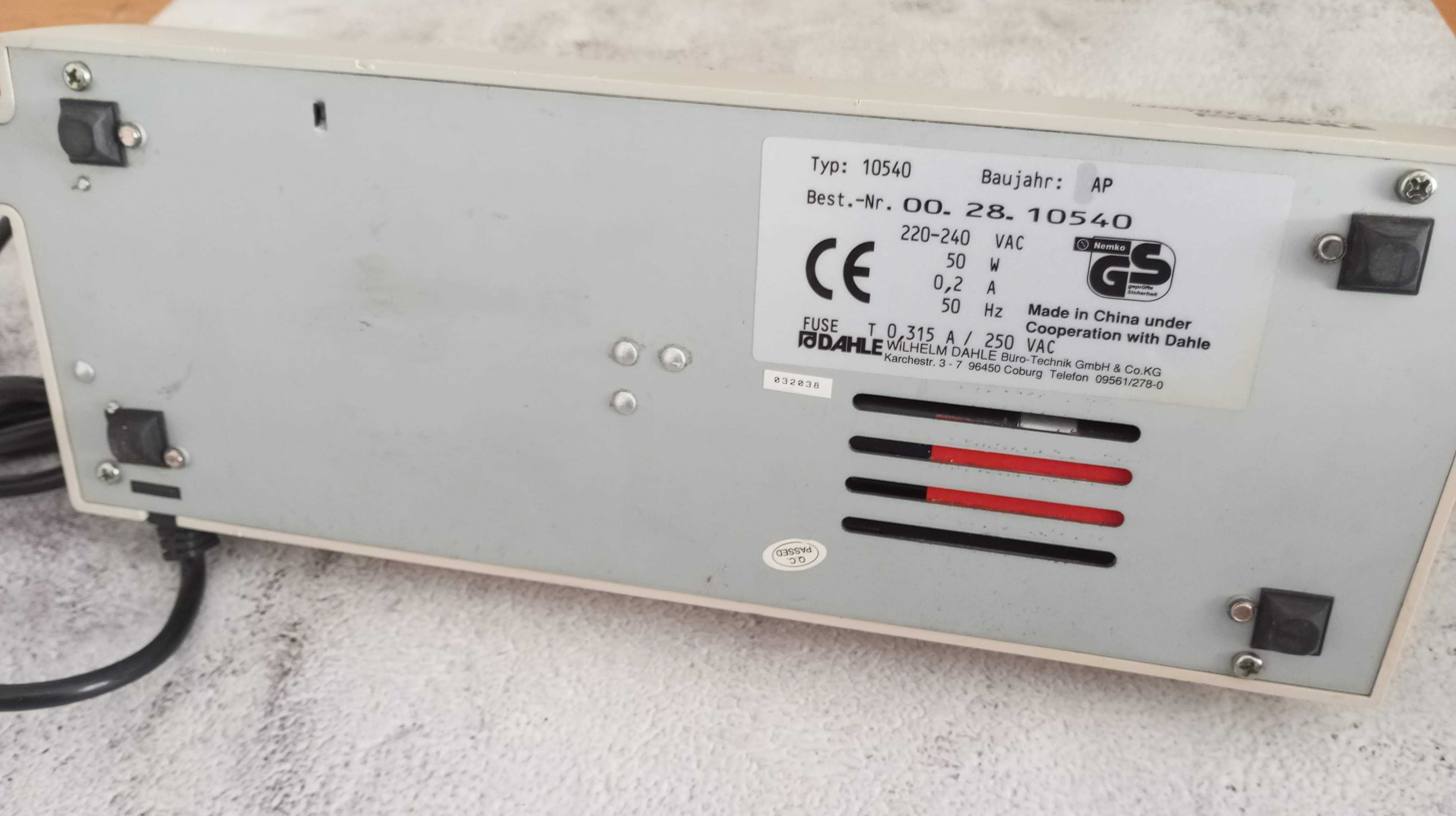Máquina dobrar cartas DAHLE 10540