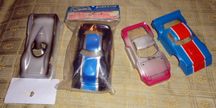 4 carroçarias d lexan PARMA p/ Slot Cars 1/32 - NOVAS