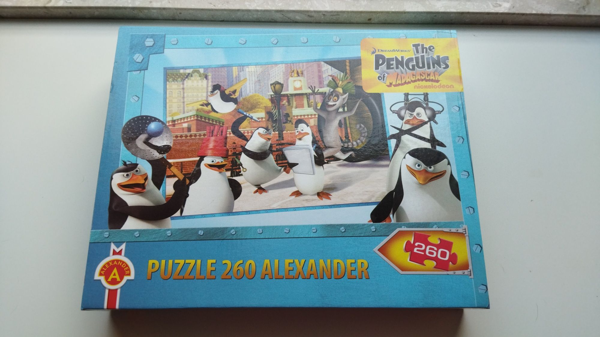 Puzzle Pingwiny z Madagaskaru 260 elementów