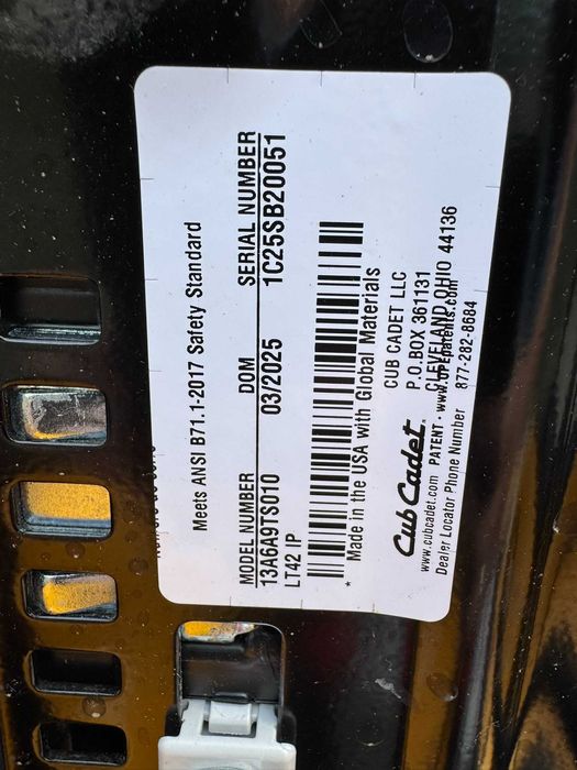 Traktorek kosiarka Cub Cadet XT1 z USA! LT42" 2025r NOWY Z USA