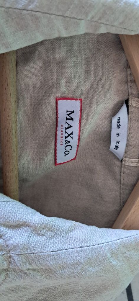 Żakiet  lniany Max&Co rozm 42