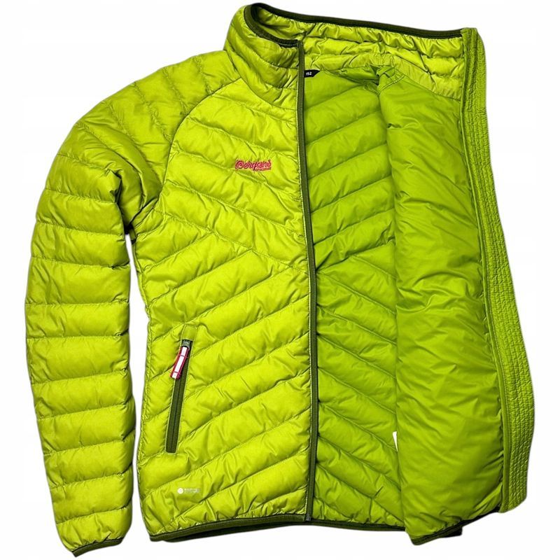 Bergans Josten Down Puchowa Kurtka Dziewczęca Pikowana Logowana r. 152