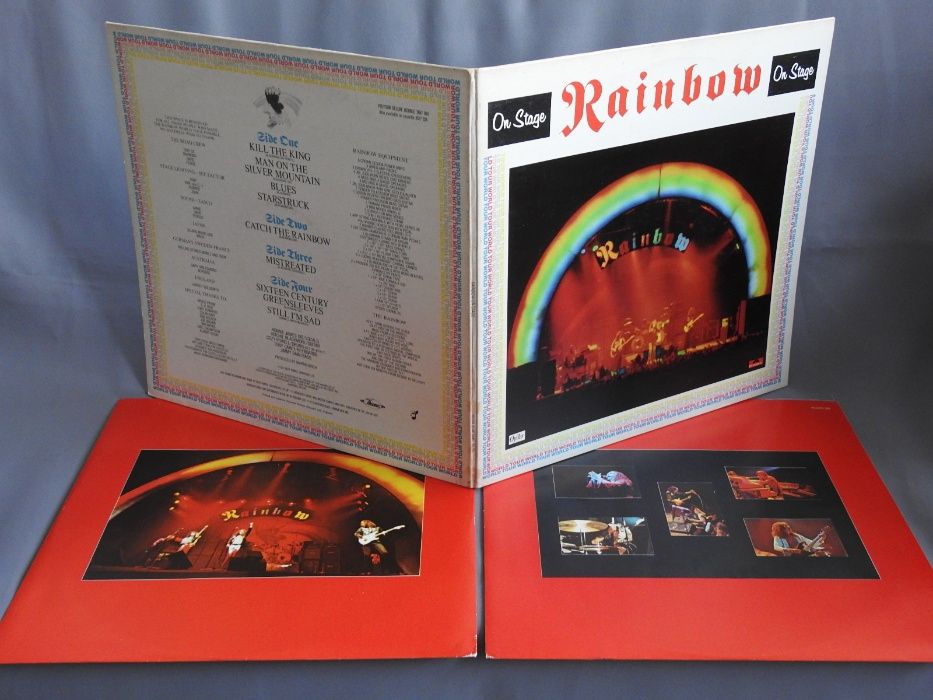 Rainbow ‎On Stage LP 1977 UK 2 пластинки NM Великобритания 1st press