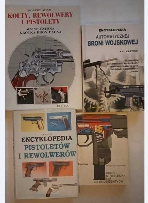 4 KSIĄŻKI O BRONI Encyklopedia automatycznej broni