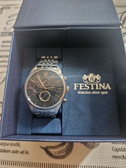 Oryginalny Zegarek męski Festina Chronograph F20285/3