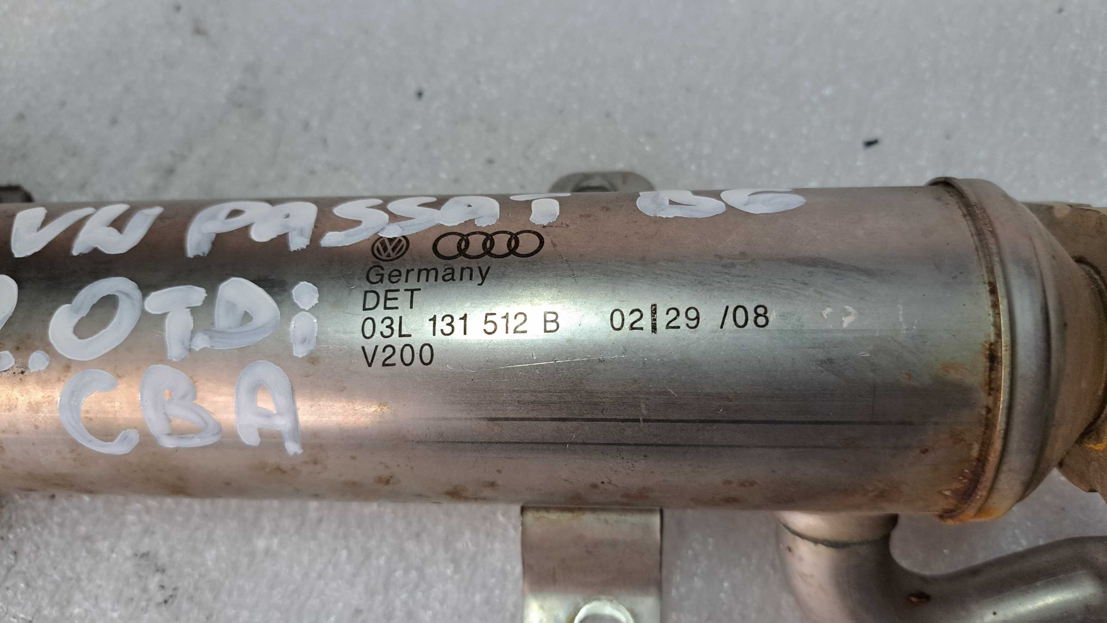 Chłodnica spalin Volkswagen Passat B6 2.0 tdi 140KM -512B