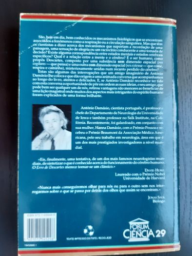 O Erro de Descartes - Emoção, razão e cérebro humano