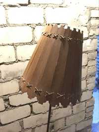 Lampa podłogowa z gazetnikiem Vintage PRL