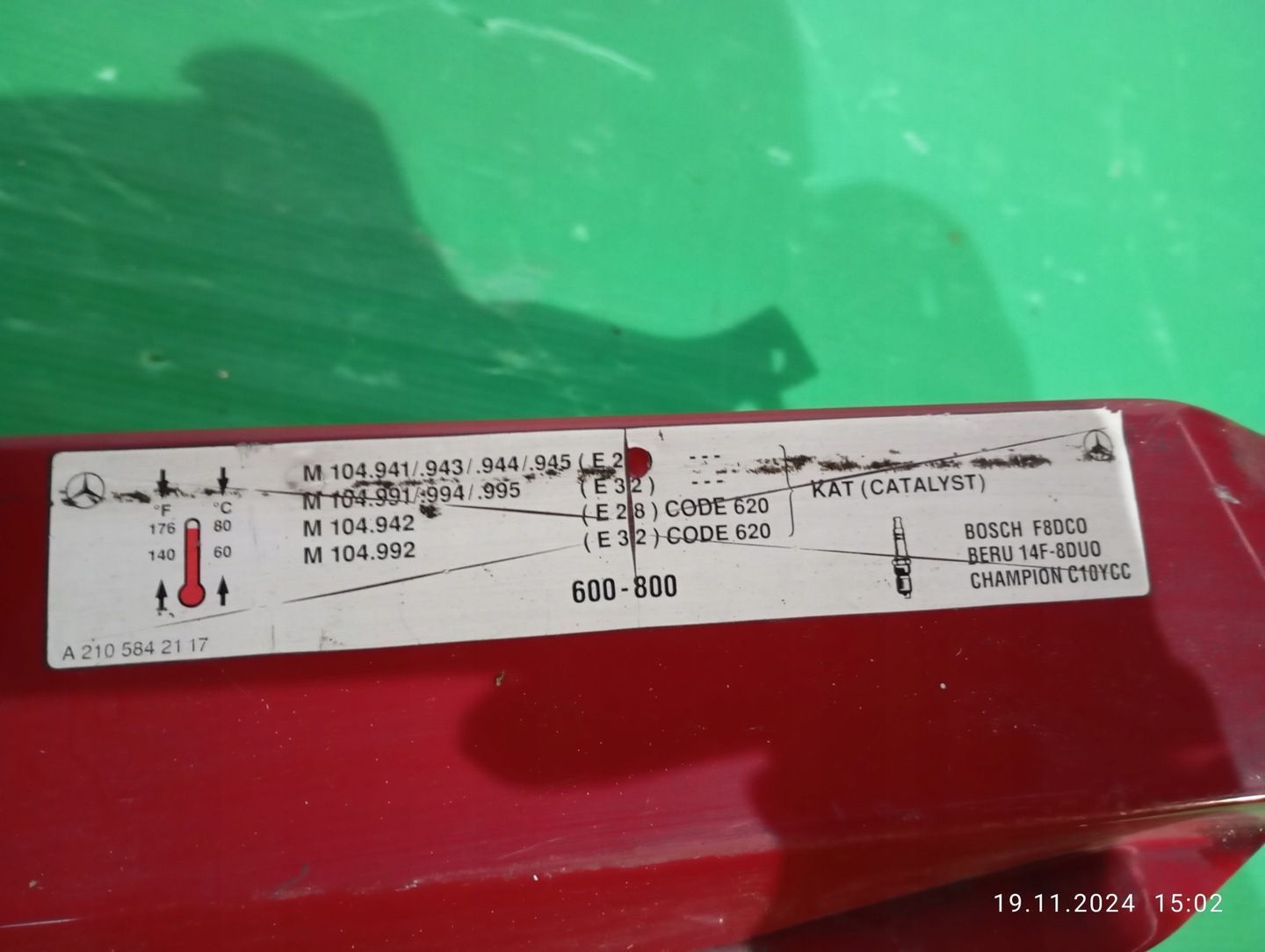 PAS PRZEDNI MERCEDES SL R129