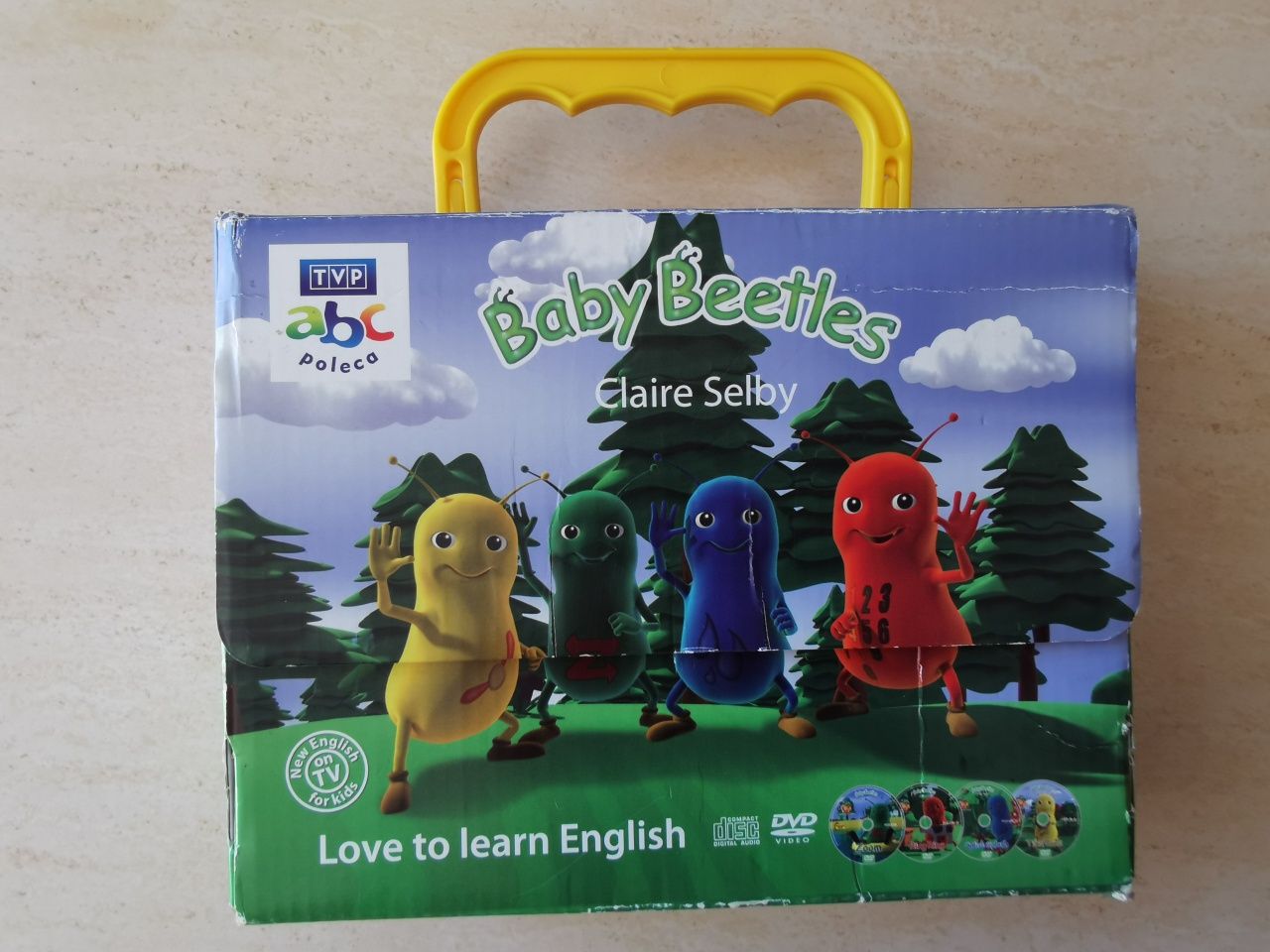 Baby Beetles kurs angielskiego dla najmłodszych 4 CD + 4 DVD