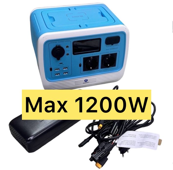 ГАРАНТІЯ | Зарядна станція Bluetti Zonergy 1200W / 700W / 527Вт*Год