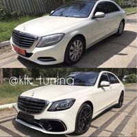 Комплект обвеса S63 AMG Рестайлинг 2018+ для Mercedes-Benz S-Class W22