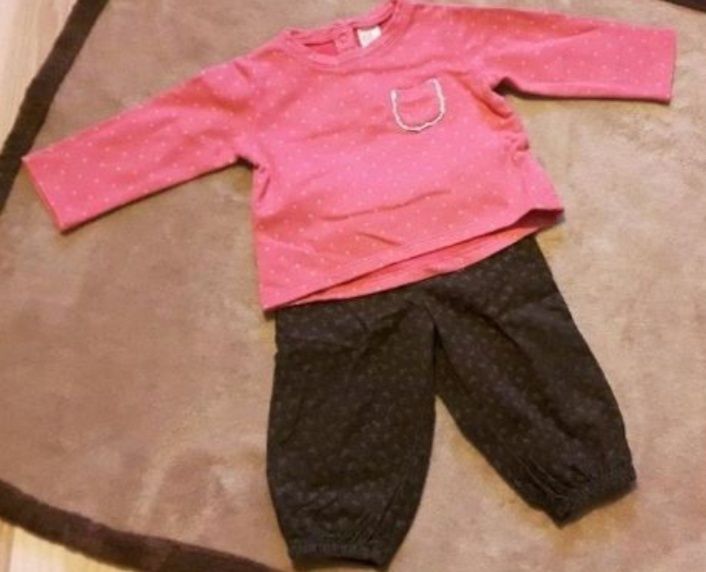 Zestaw dla dziewczynki 74 cm- 98 cm