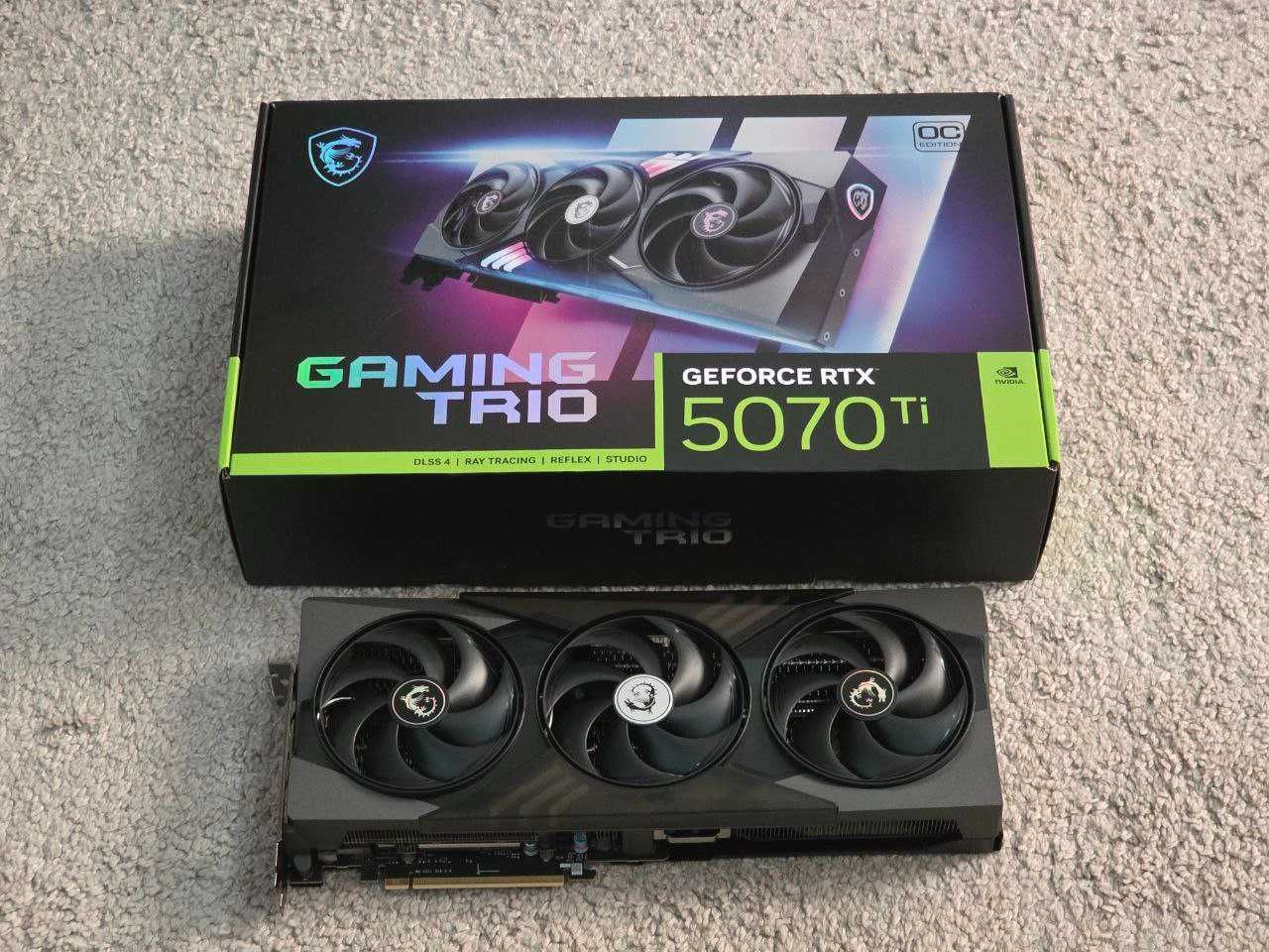 Відеокарта MSI GeForce RTX 5070 Ti 16G GAMING TRIO OC