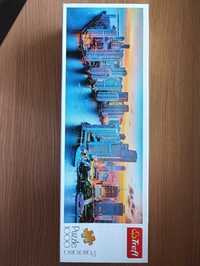 Puzzle 1000 elementów Panorama Miami o zmroku