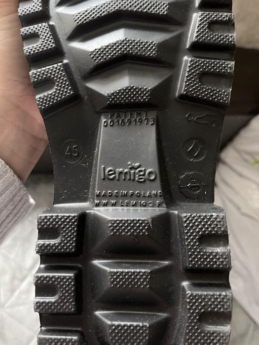 Якісні чоботи Lemigo Agro Польща 45 р