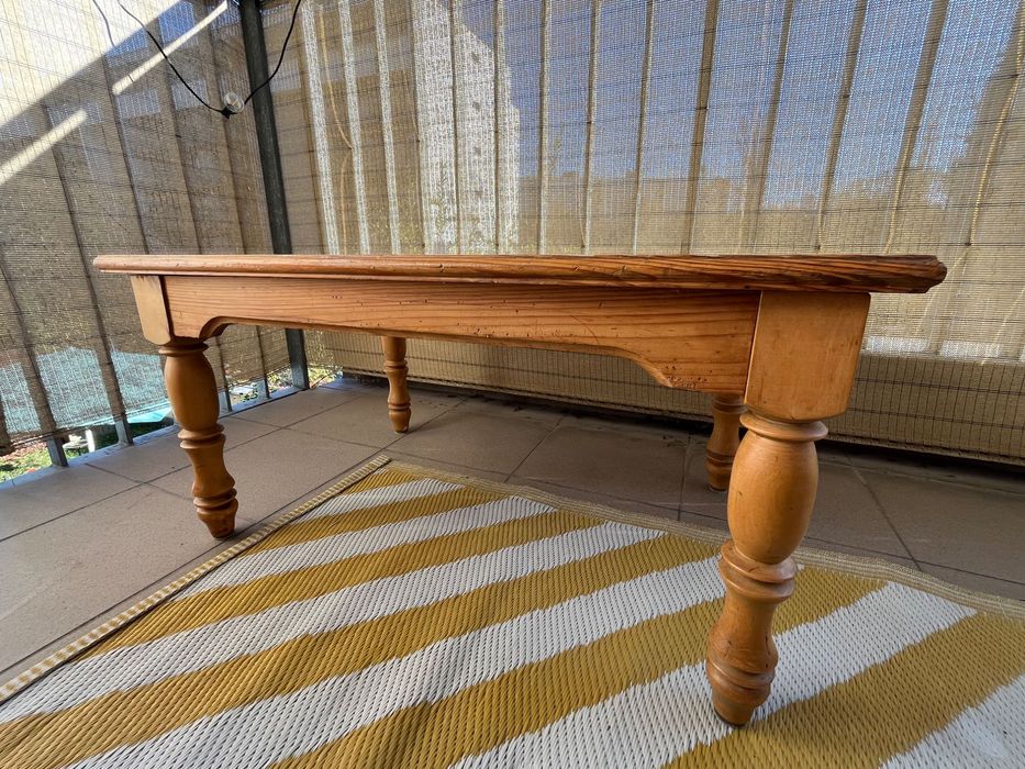 Stół retro drewniany ława lata 80/90