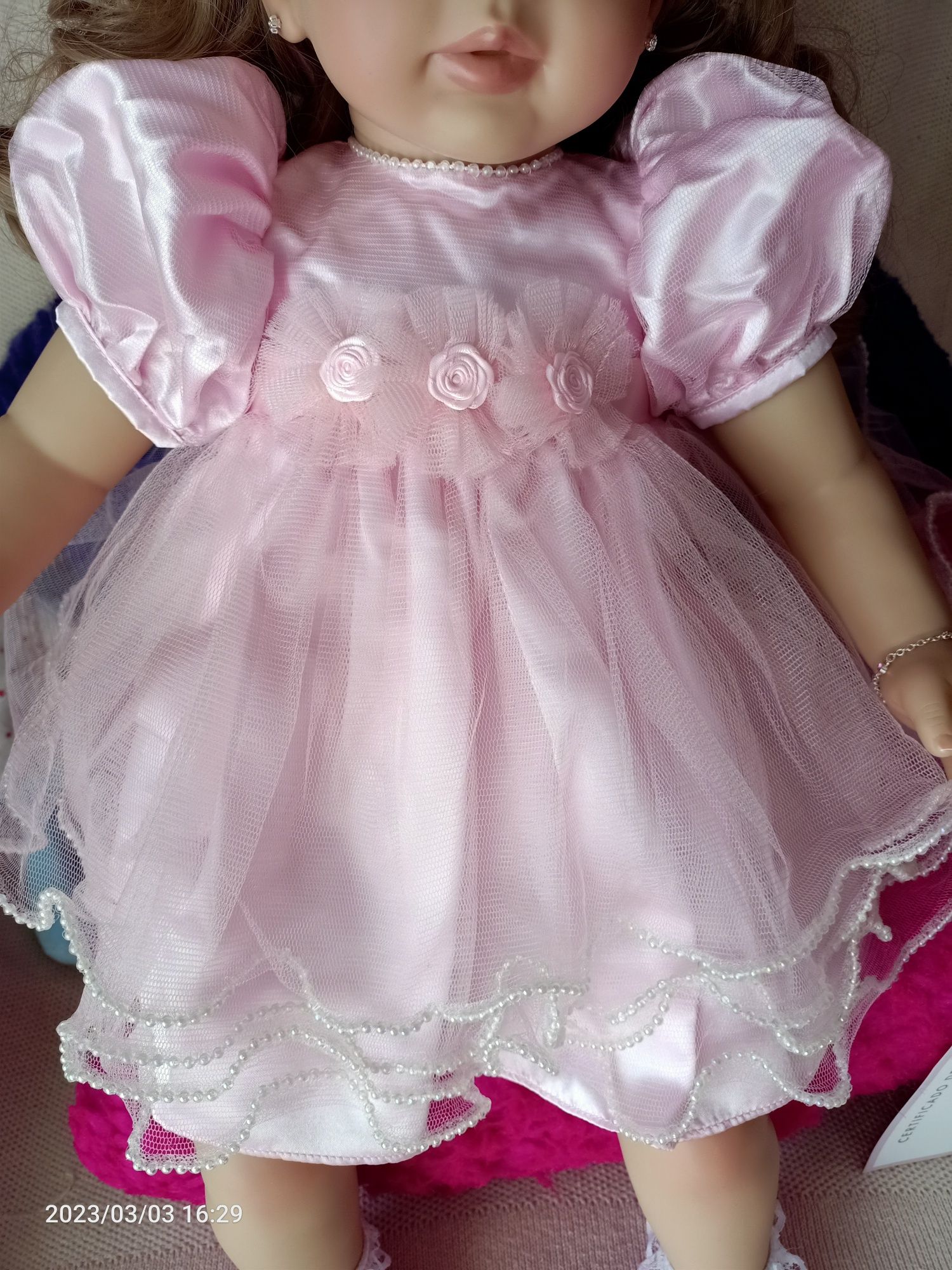 Boneca  bebê Rebon 60cm nova Brinquedos coleção casa apartamento peluc