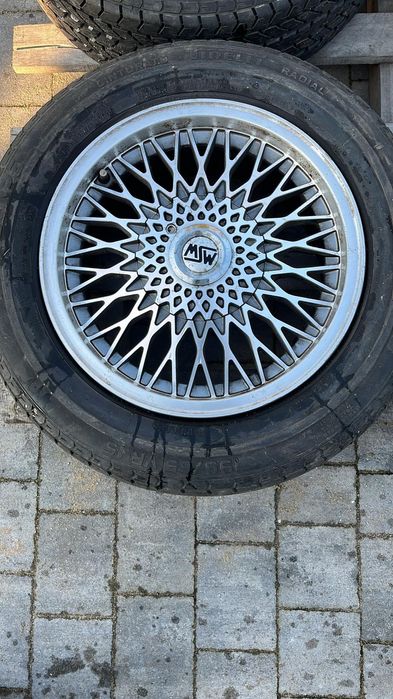 Alufelgi MSW 1956M 15 cali 5x112 letnie koła klasyczne oldtimer merced
