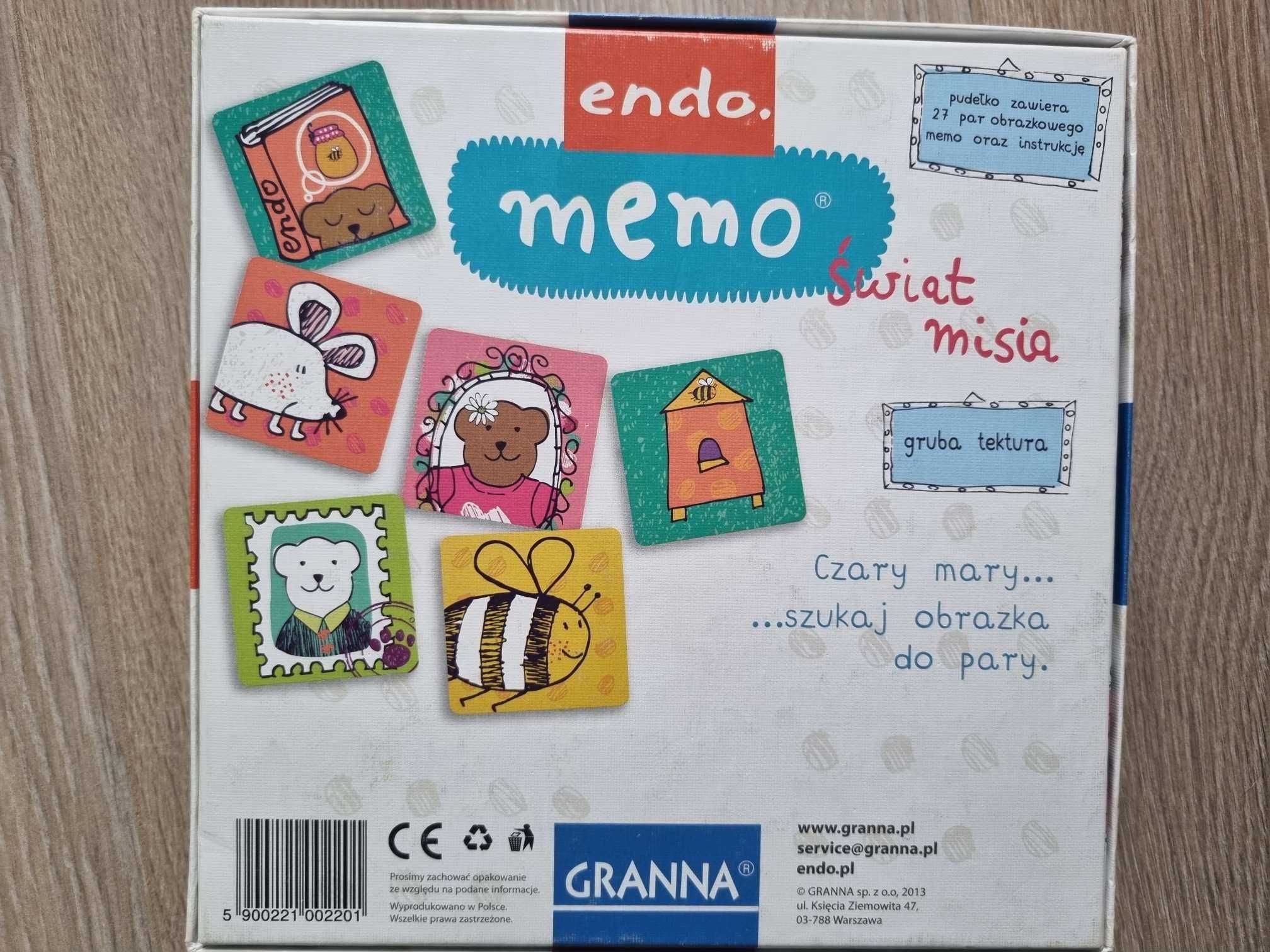 MEMO - Gra dla najmłodszych i nie tylko firmy Endo