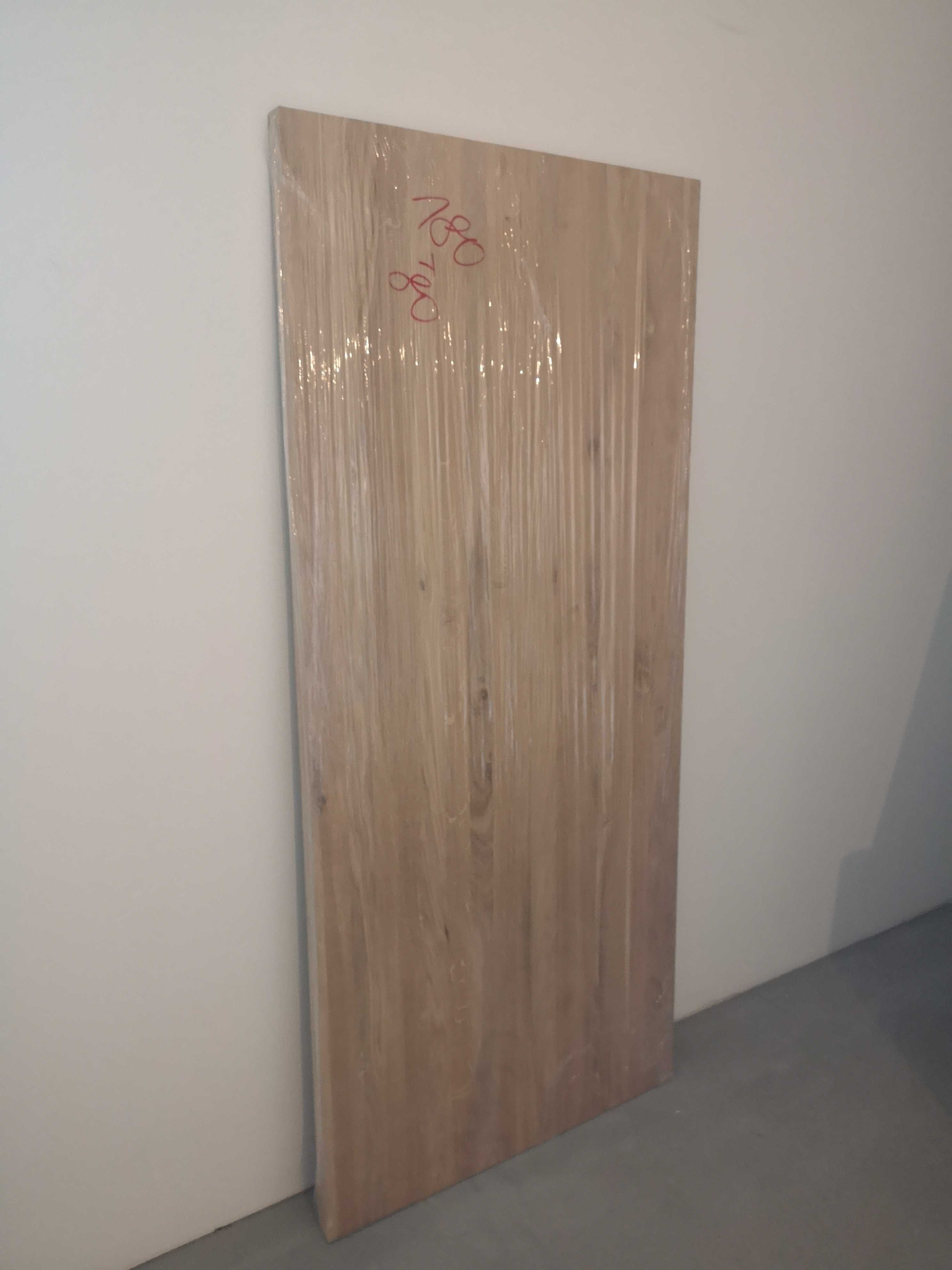 Blat dębowy - lamele lite 180 cm x 80 cm x 4 cm - dostępny od ręki