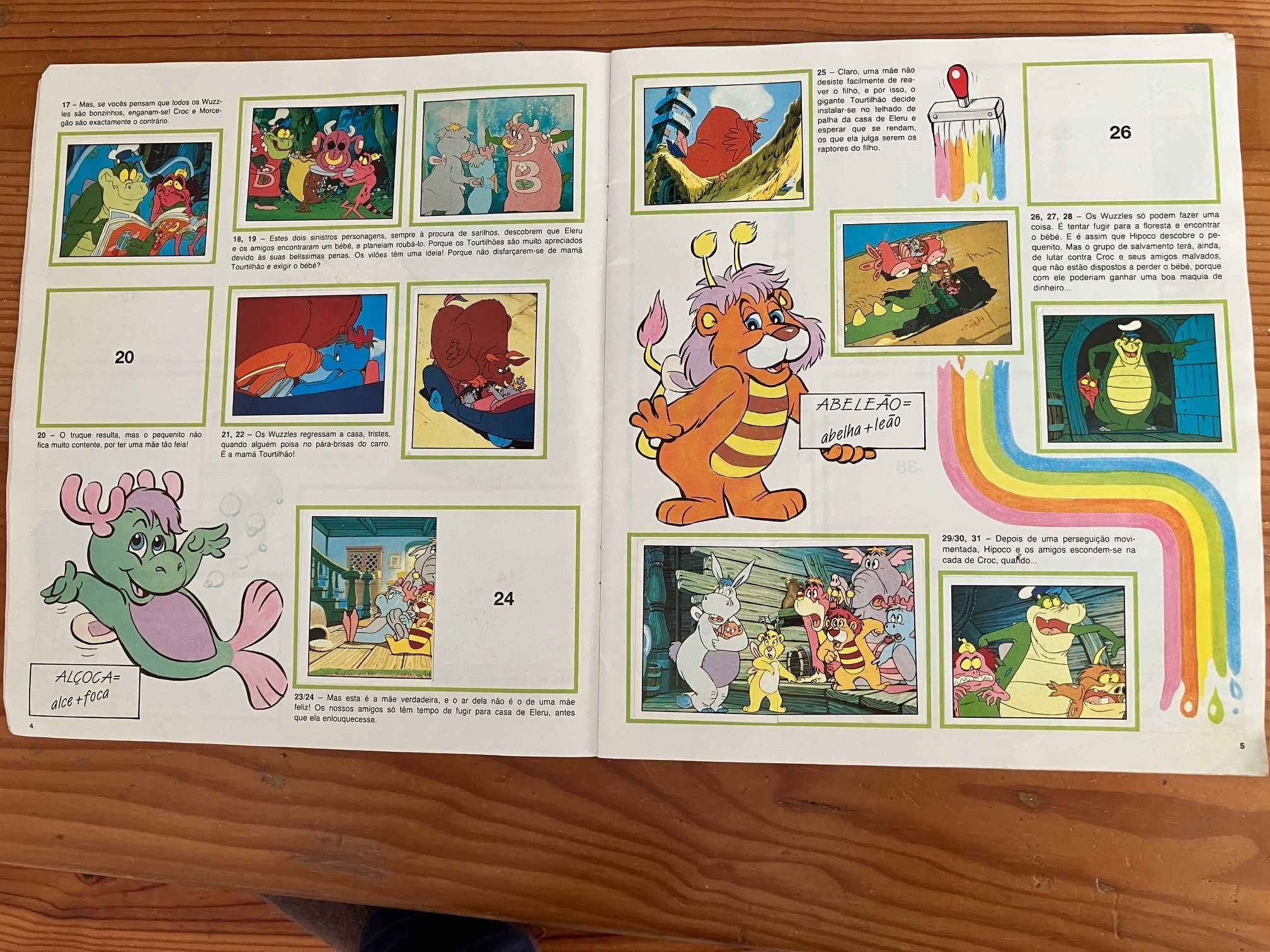 Caderneta Wuzzles (tem 102 cromos)