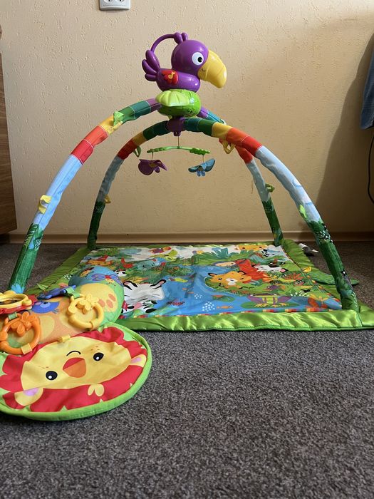 Розвиваючий килимок Fisher-Price з подушкою