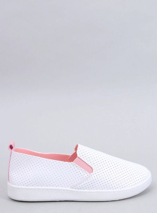 Tenisówki Slip-On Jousse White/Pink