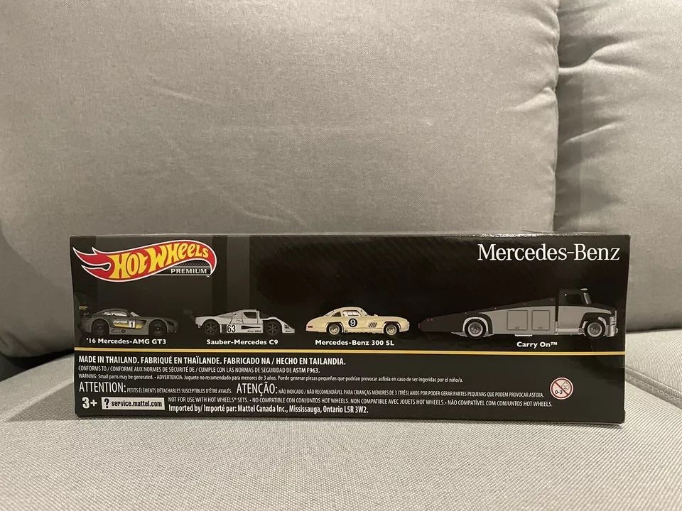 Pack Hot Wheels Premium Mercedes-Benz Team