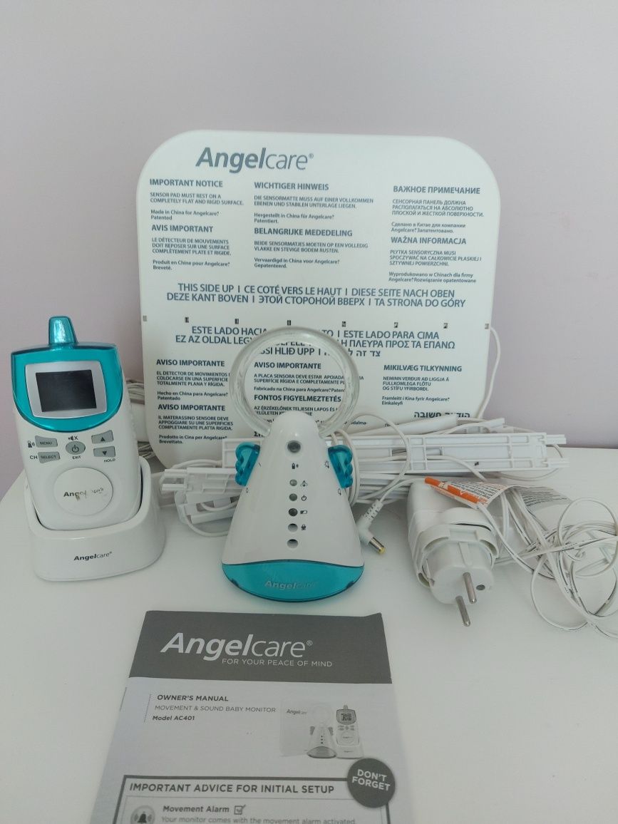 Monitor oddechu plus niania elektryczna Angelcare