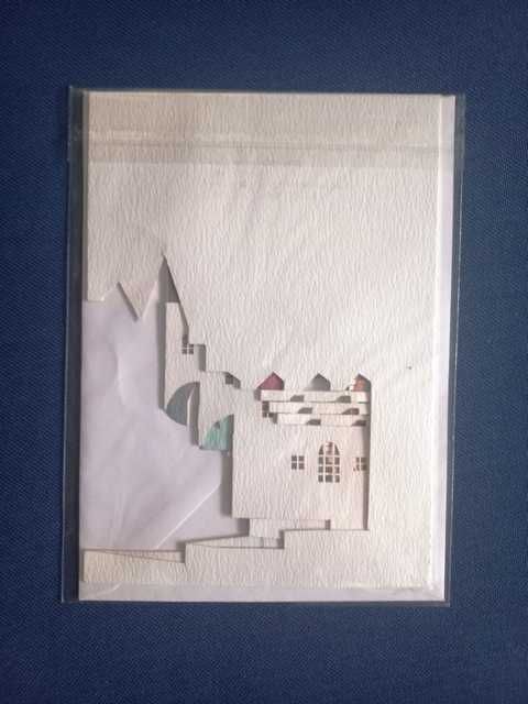 Kartka 3D Hand-Made - Pop-up Card - Church Cathedral - katedra,kościół