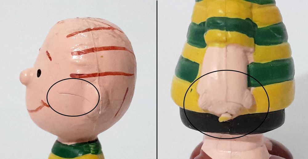 Boneco "Linus" da Peanuts em PVC - 1952 United Feature