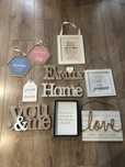 Family, home, you&me i inne ozdoby