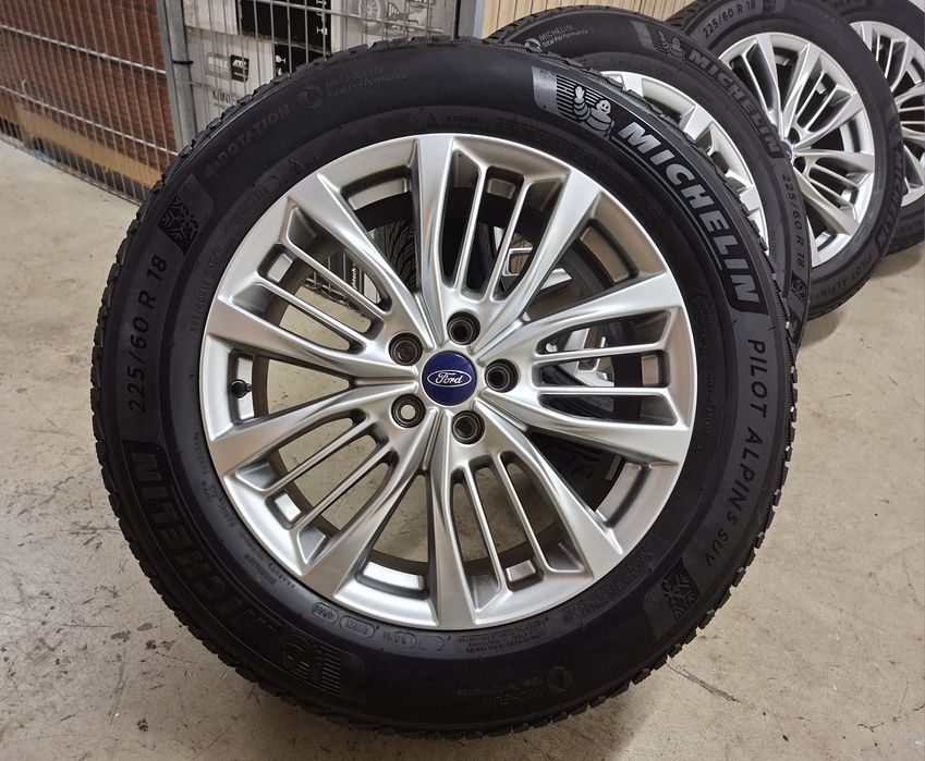 Oryginalne Koła Zimowe Ford Kuga Vignale 18"  5x108  Czujniki TPMS