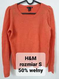 Sweter H&M 50% wełna