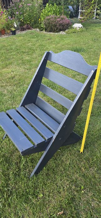 Drewniane Krzesło Ogrodowe – Solidne Stylowe Ogród,  fotel składane