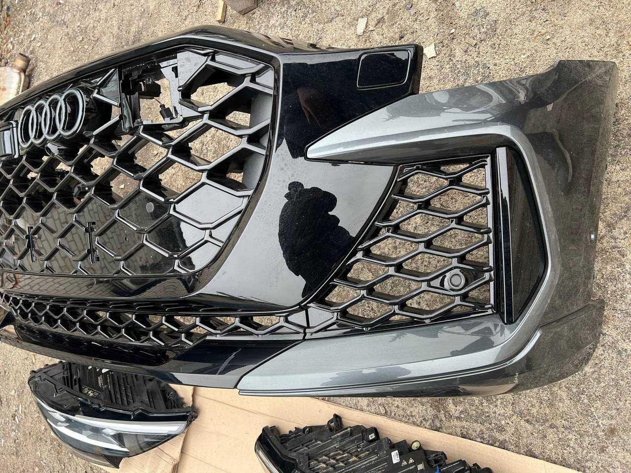 Бампер Audi RSQ8 Решітка Ауді РСК8 Фари Фонарі Фара Датчики Радар