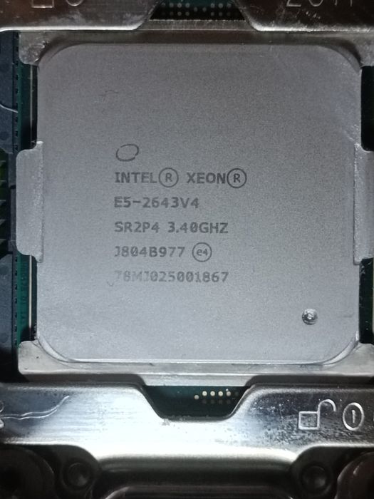Комплект Xeon e5-2643v4, Мат. Плата, 32gb ddr4 2133 серверної пам'яті