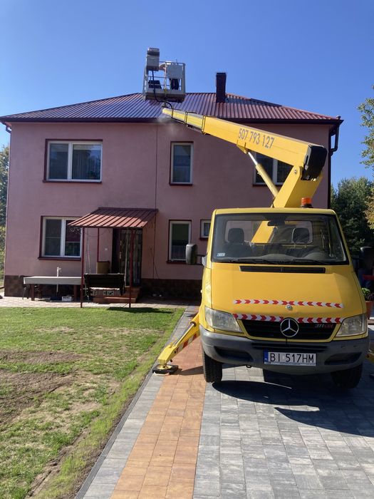 wycinka drzew podnośnik koszowy 20m usługi zwyzka wynajem