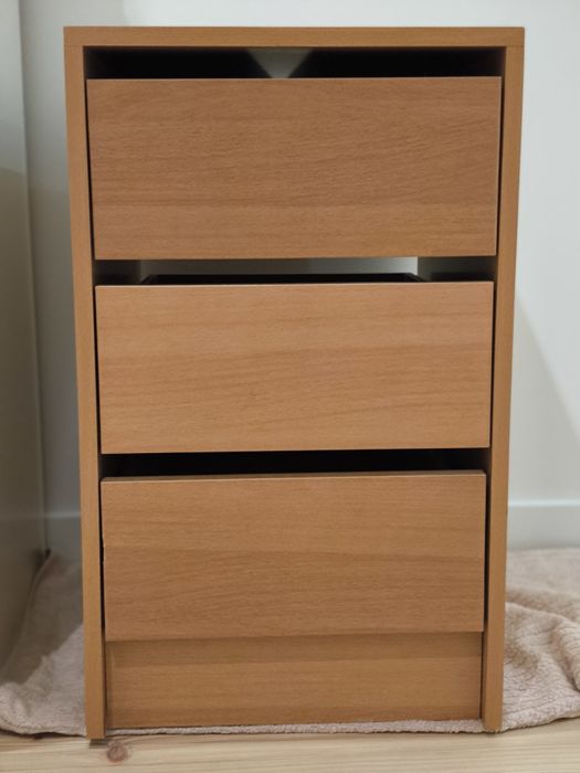 Bloco de gavetas em madeira 40x46x65cm