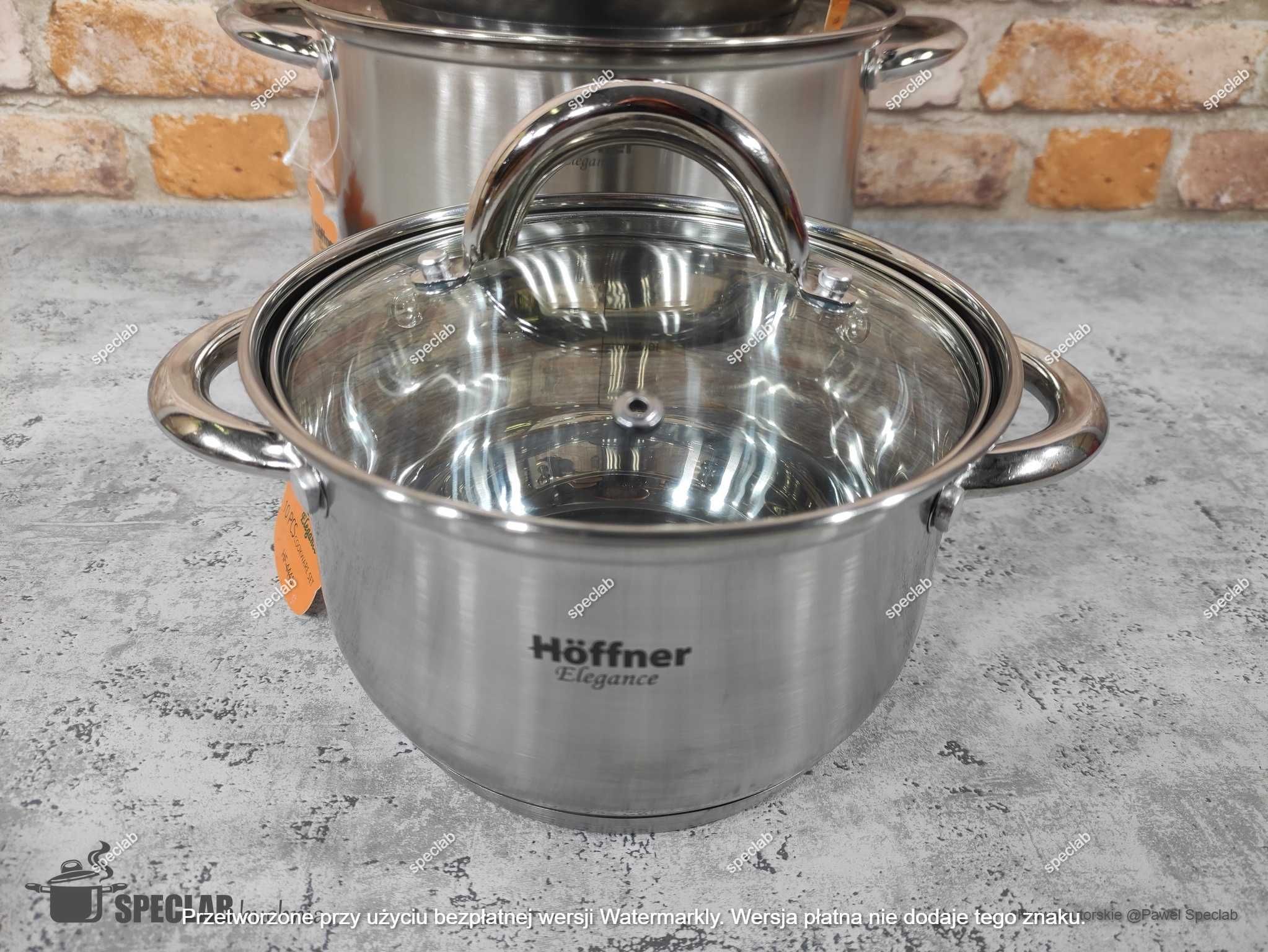 Zestaw Garnków HOFFNER HF-4448. Gaz, indukcja, halogen