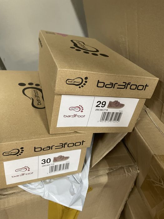 Buty Barefoot zimowe brazowe 29
