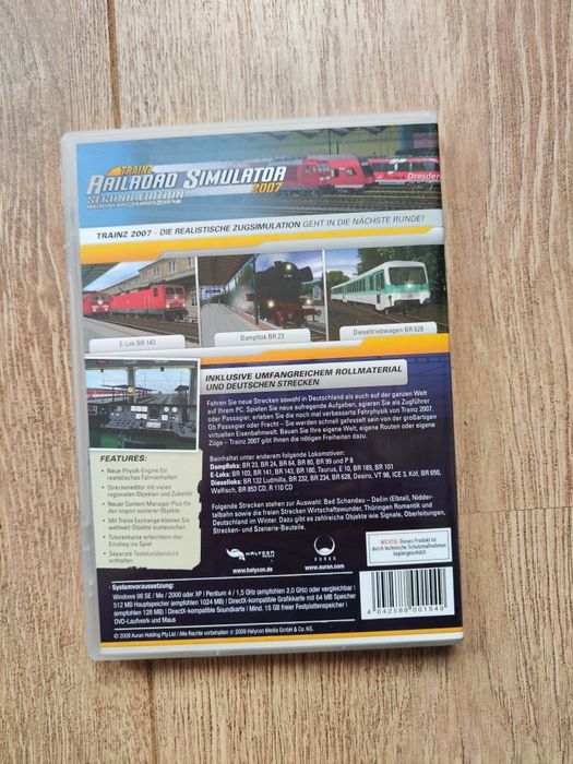 Gra PC symulator kolejowy pociągi trainz railroad simulator 2007