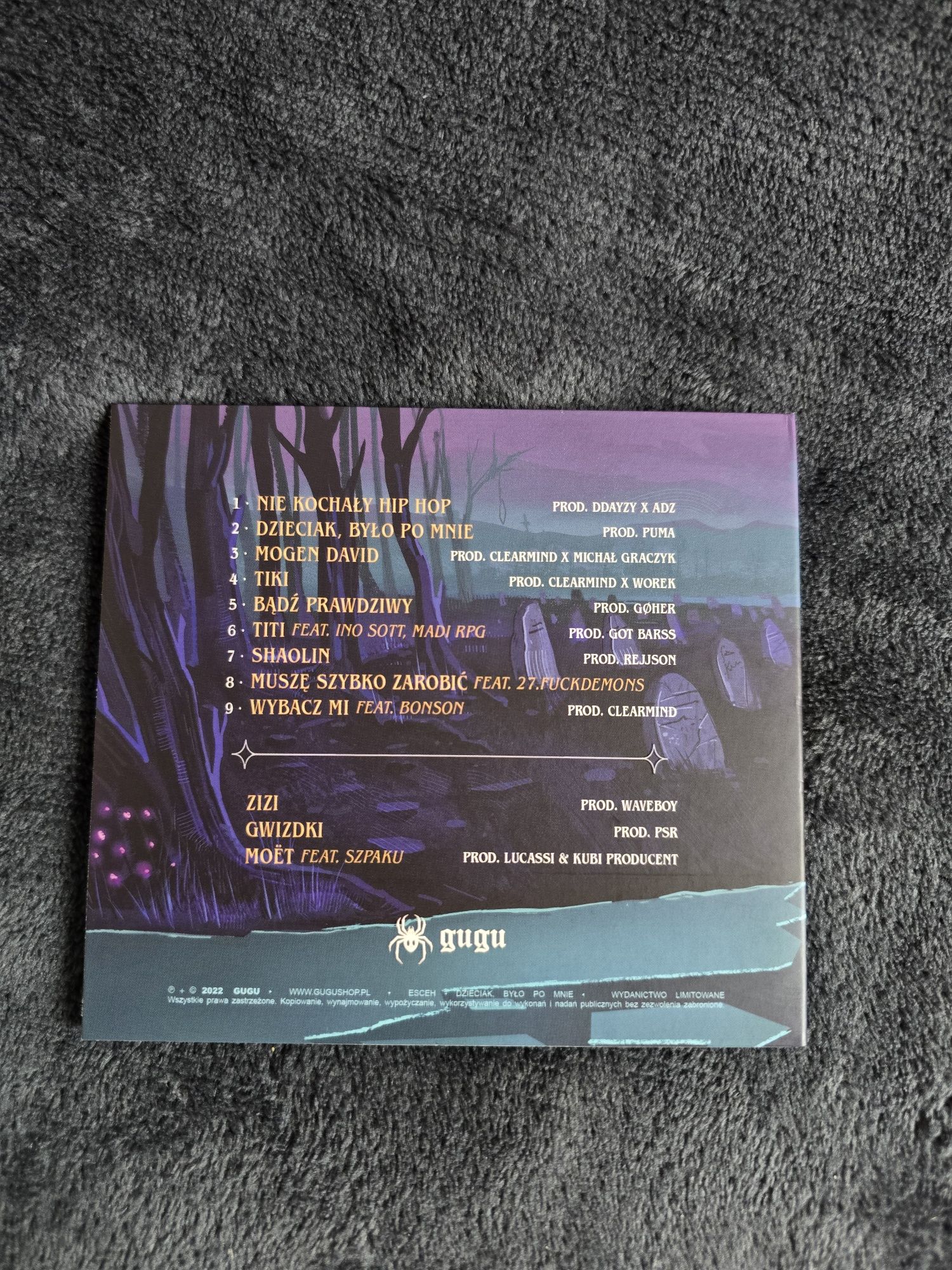 Esceh Dzieciak Było Po Mnie preorder DBPM płyta cd
