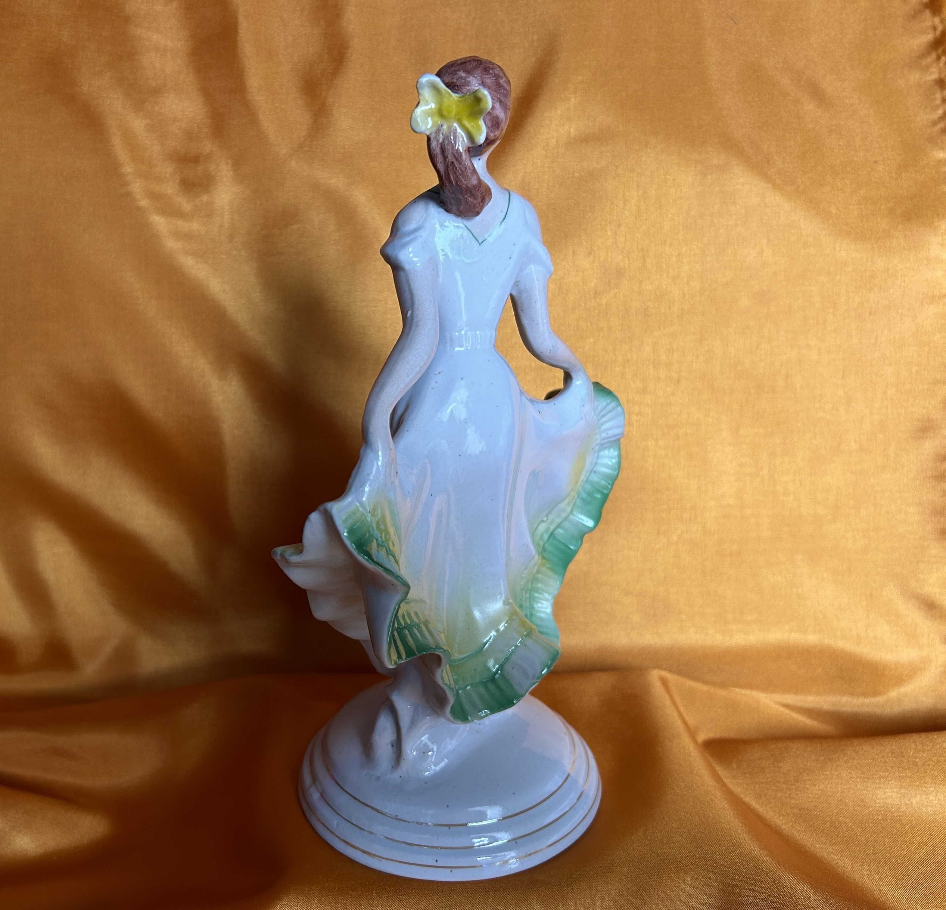 Figurka porcelanowa: Tancerka,Steatyt Zygmunt Buksowicz, ok. 1960 r