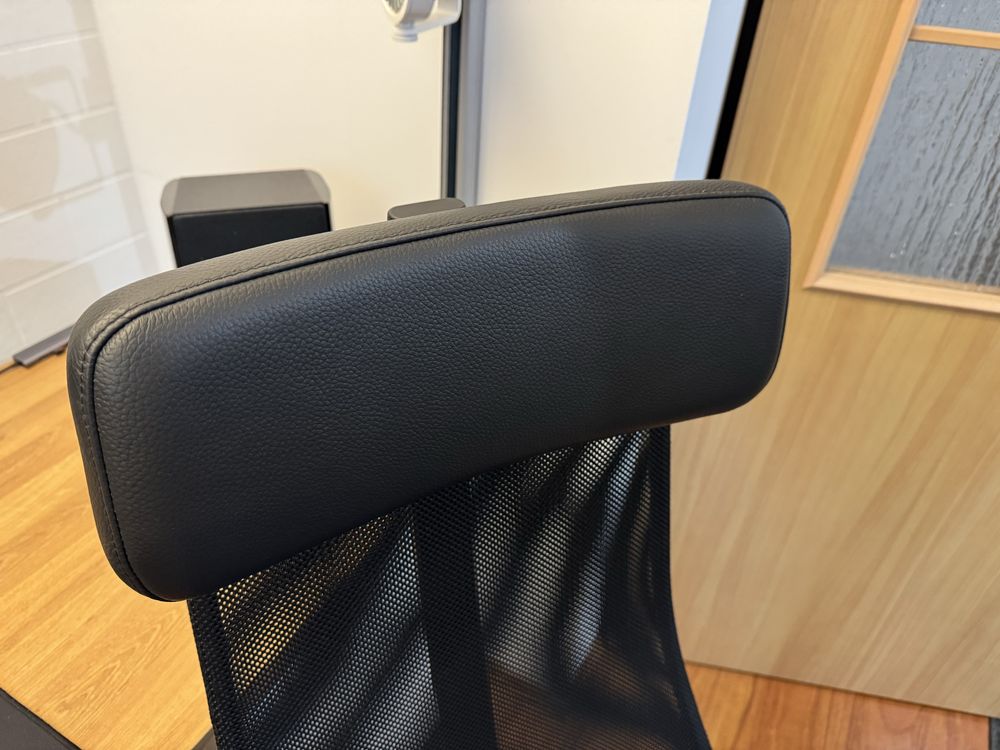 Fotel biurowy ikea järvfjället skóra