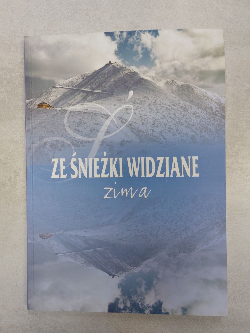 Ze Śnieżki widziane. Zima